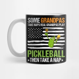 Funny Grandpa Pickleball,Father's Day Racquetball Sport fan Mug